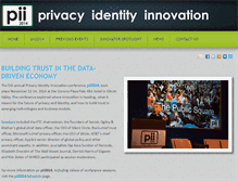 Tablet Screenshot of privacyidentityinnovation.com